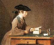 Jean Simeon Chardin The House of Cards oil painting picture wholesale